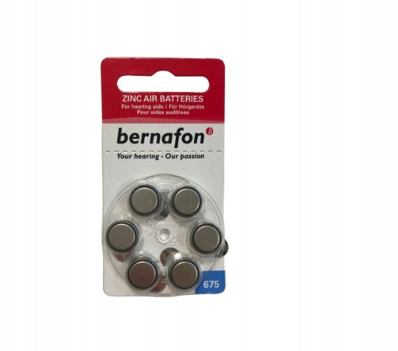 Hearing Aid Batteries Bernafon 675