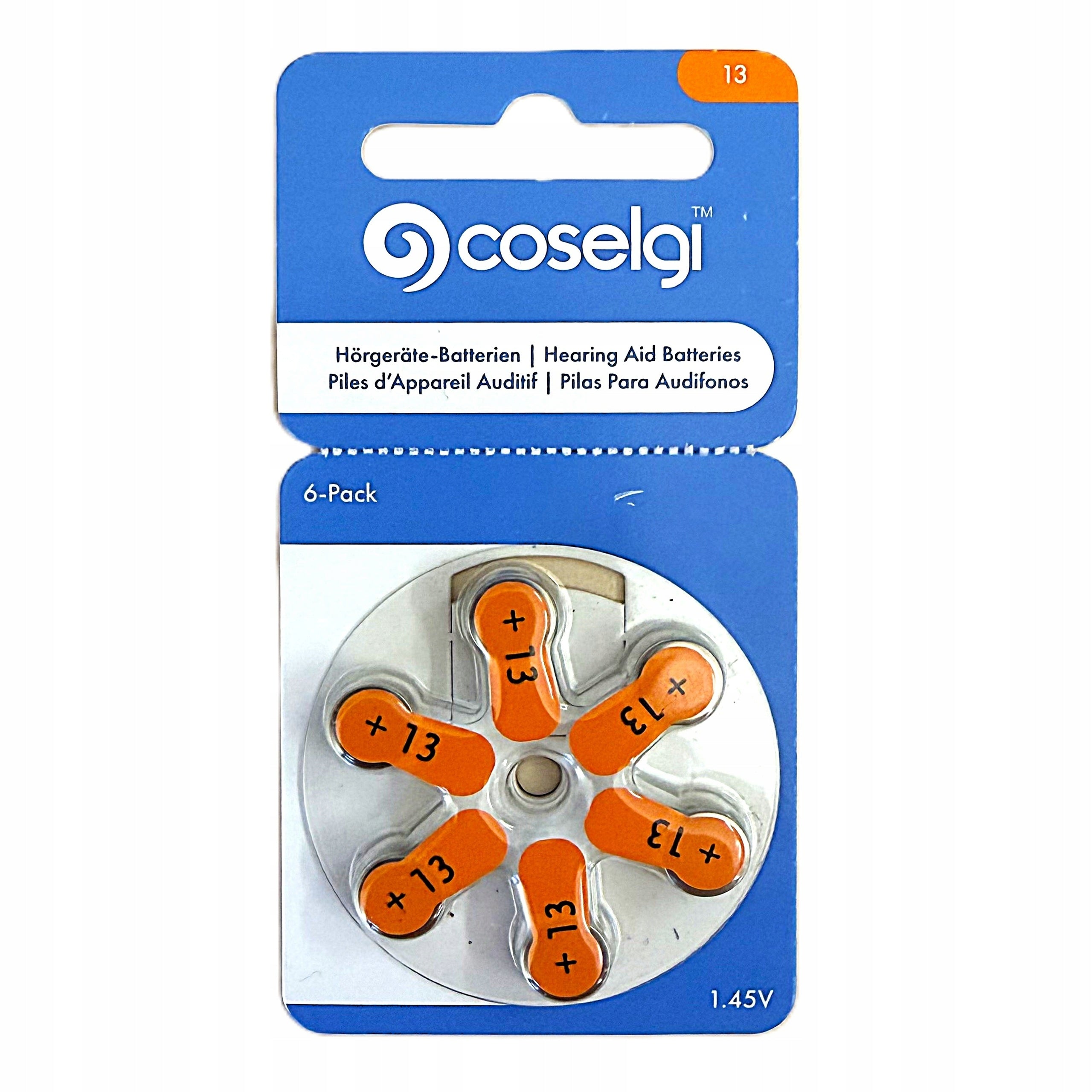 Hearing Aid Batteries Blister 60pcs 1,45V PR48 (13) coselgi VARTA