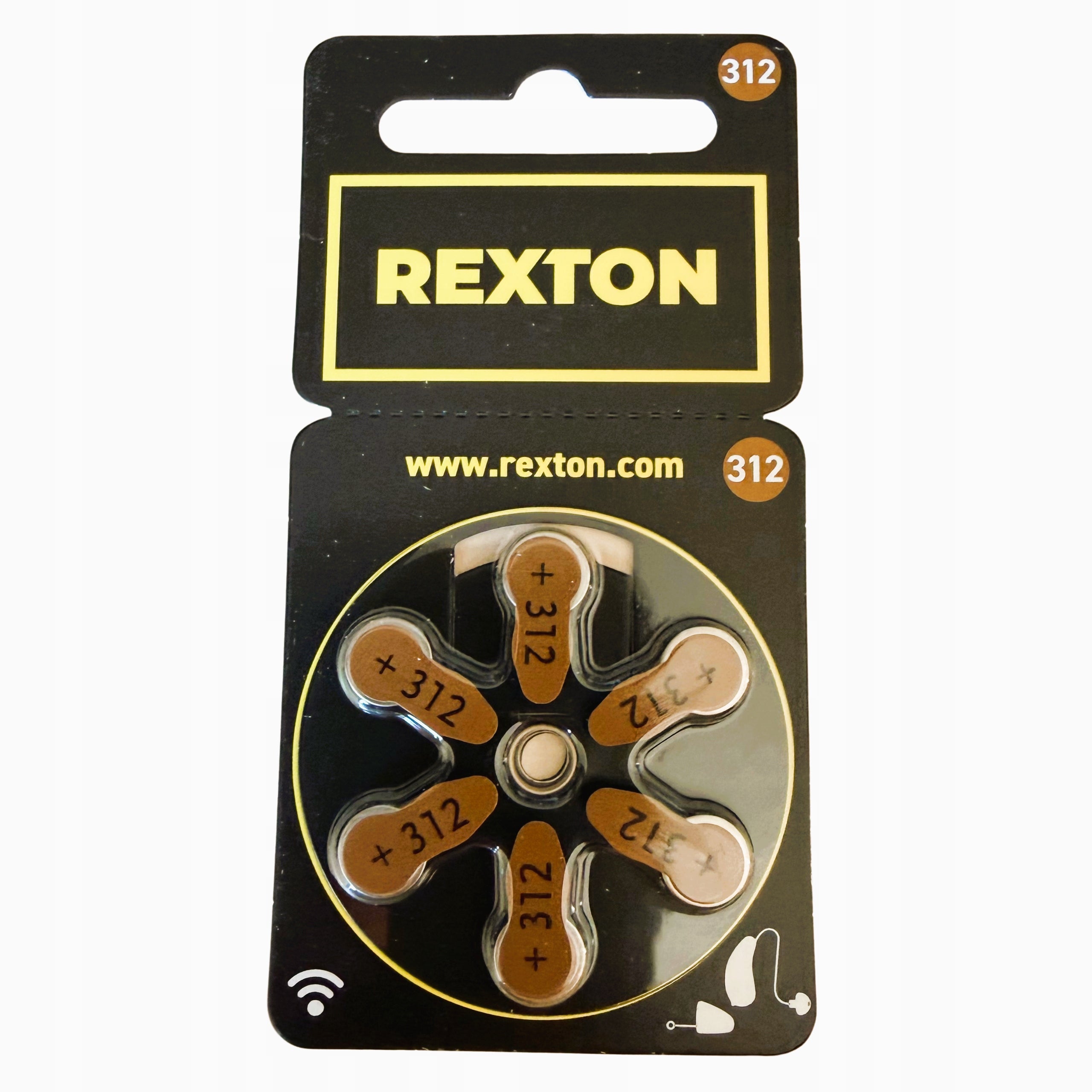 Hearing Aid Batteries Blister 6pcs 1,45V REXTON (312) VARTA