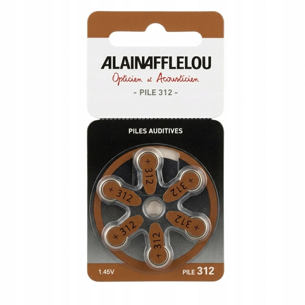 Hearing Aid Batteries Blister 6pcs alainafflelou 1,45V (312) VARTA