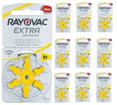 Hearing Aid Batteries RAYOVAC 10 60pcs