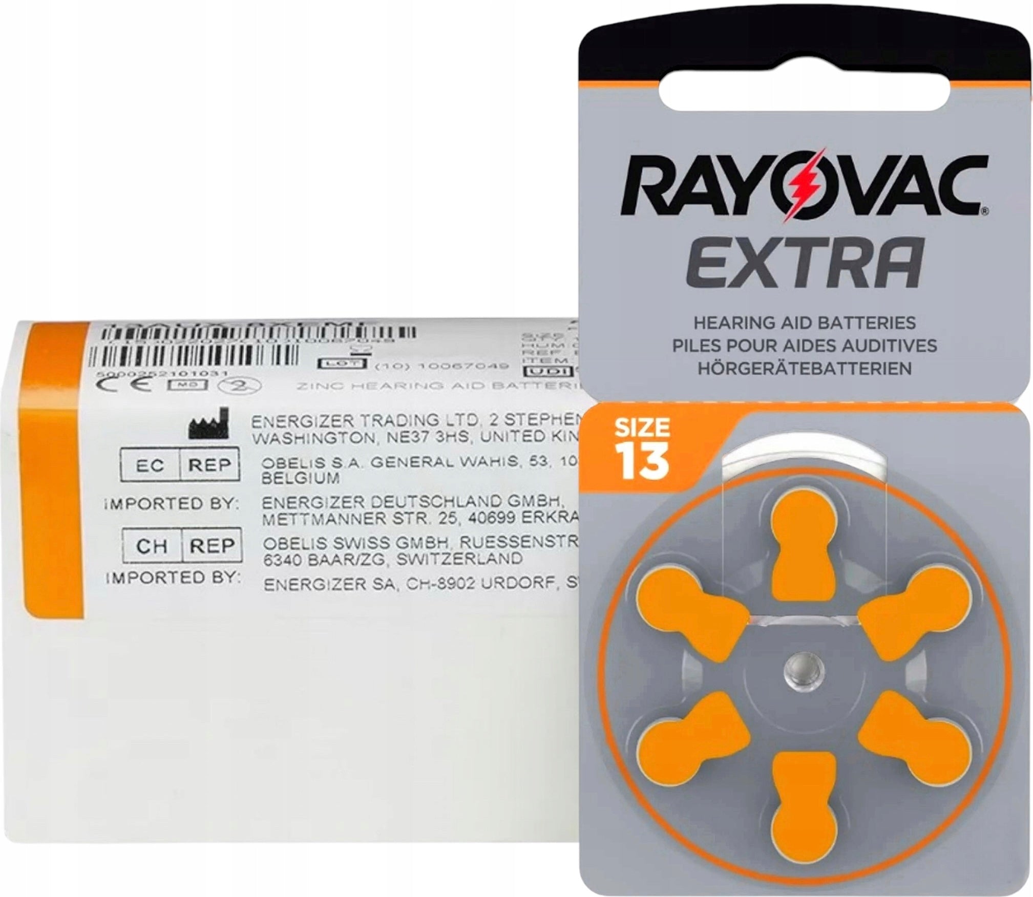 Hearing Aid Batteries RAYOVAC 13 MF PR48 ZincAir 120pcs