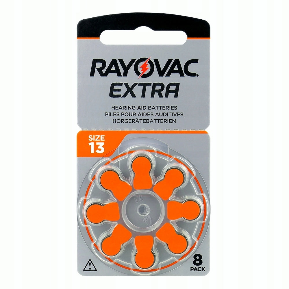 Hearing Aid Batteries RAYOVAC 13 MF PR48 ZincAir 40pcs Medical device no