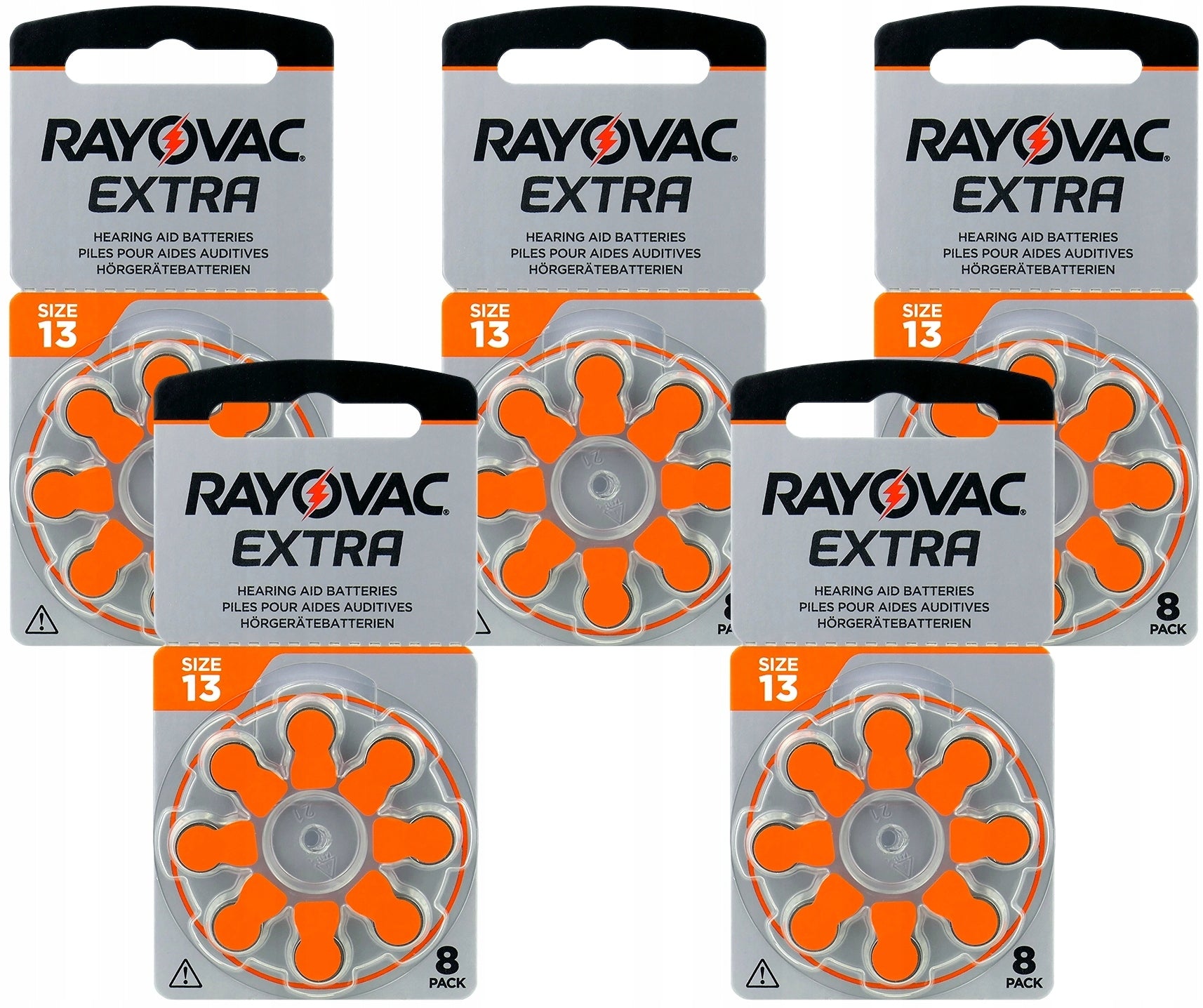 Hearing Aid Batteries RAYOVAC 13 MF PR48 ZincAir 40pcs