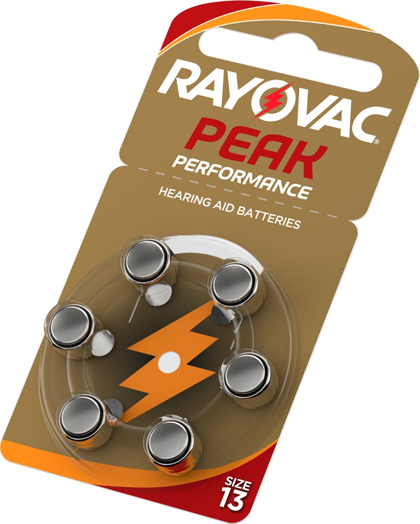 Hearing Aid Batteries Size 13 - 60 Pcs EAN (GTIN) 5000252022862