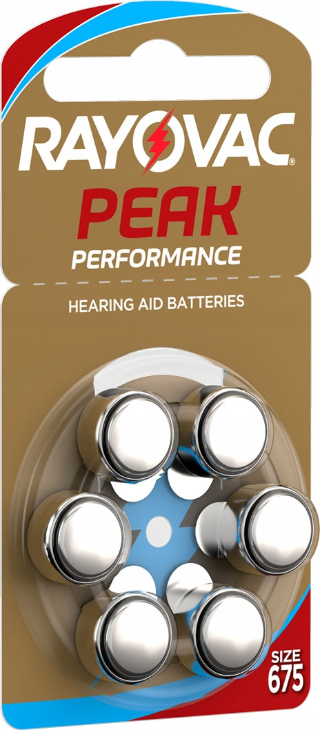 Hearing Aid Batteries Size 675 - 60pcs Manufacturer code 5000252022855