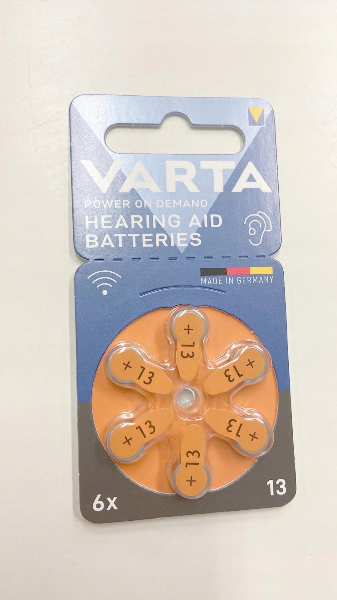 Hearing Aid Battery Varta 13 PR48 1.45V 6pcs 56C384 Medical device no