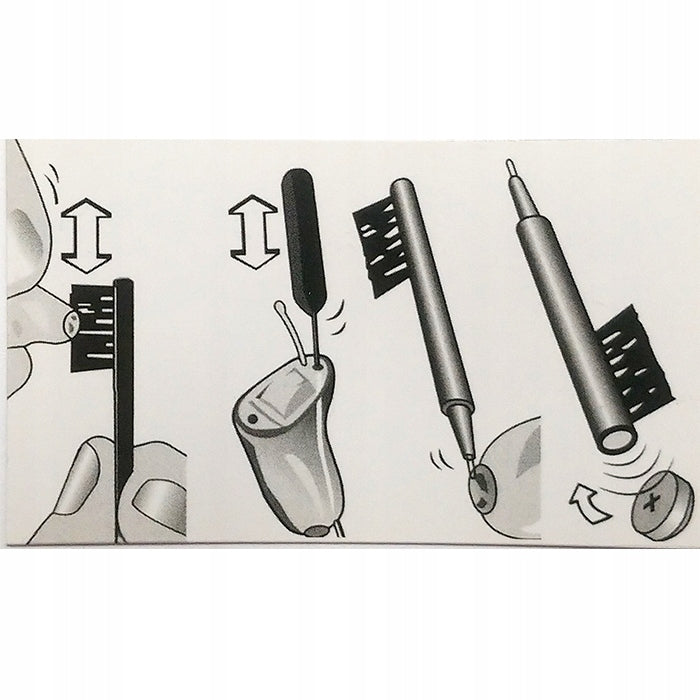 Hearing Aid Cleaning Tools - Set Packaging status original