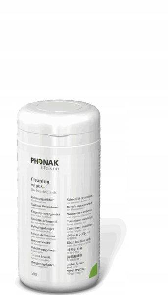 Hearing Aid Cleaning Wipes Phonak Safe 90 Pcs