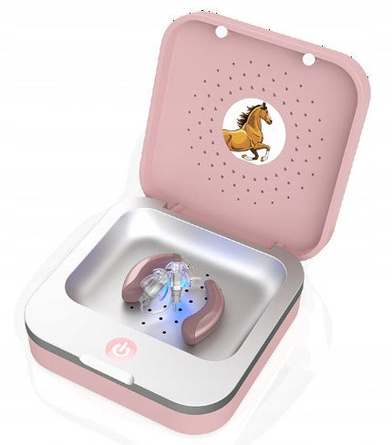 Hearing Aid Dehumidifier Dry-Care UV kids pink