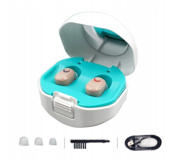 Hearing aid powerbank 2 headphones set