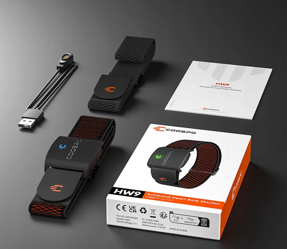 Heart rate sensor Band Coospo HW9 Heart Rate Monitor Bluetooth Arm Ant+ garmin wahoo Packaging status original