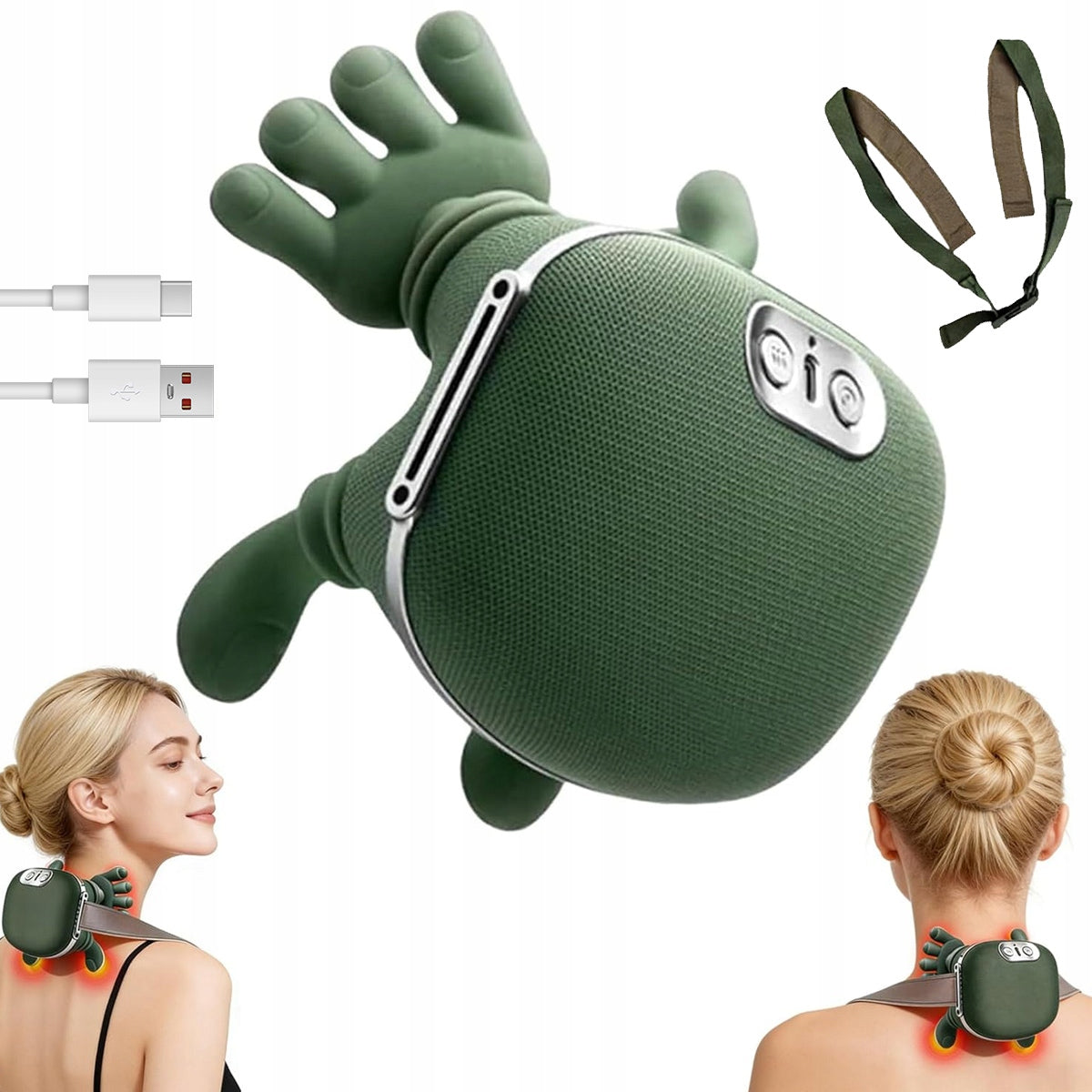 Heated Electric Massager Deep Massage 4D
