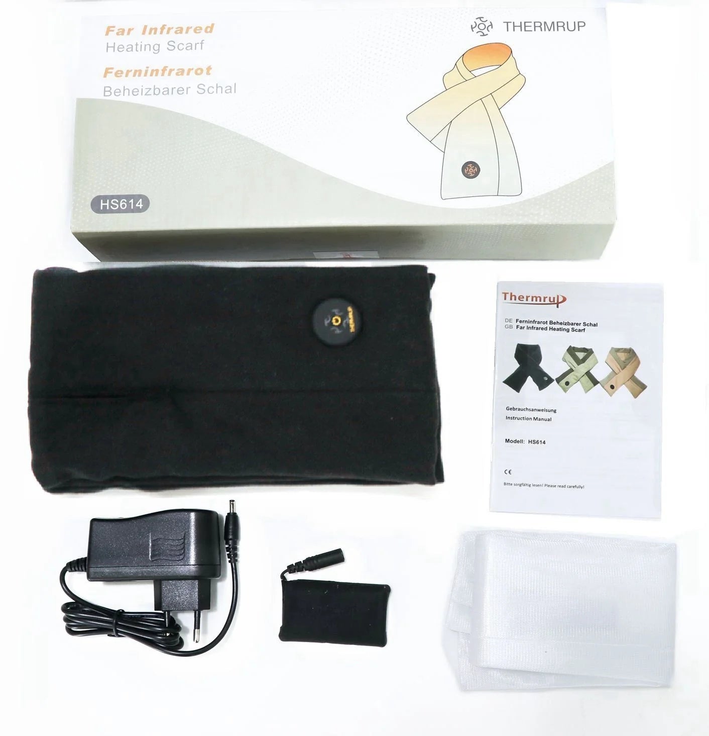 Heated infrared shawl far (FIR) THERMRUP – pink Brand Thermrup
