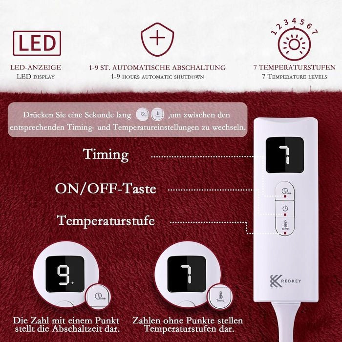 Heated quilt by Redkey Hometextile 170x150 Packaging status original