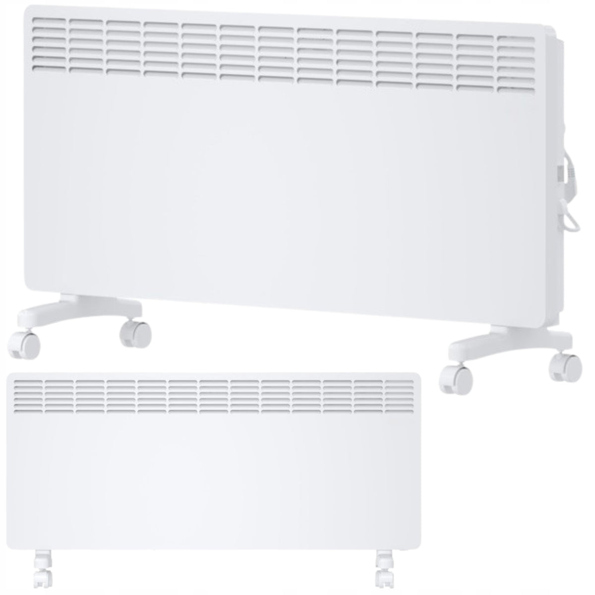 Heater Energy Saving Electric Convector Flat Power 750 W White
