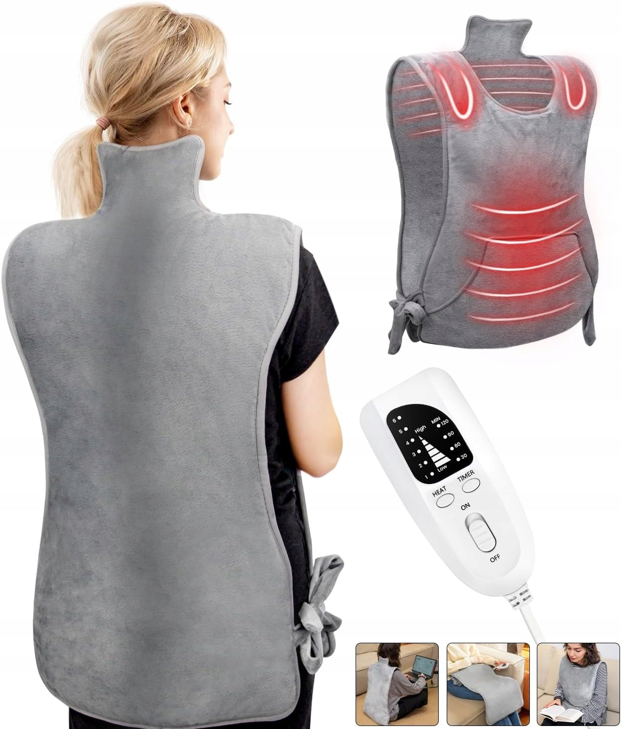 Heating Mat For Body Electric Pillow Hot Water Bottle 138 x 42 cm Packaging status original