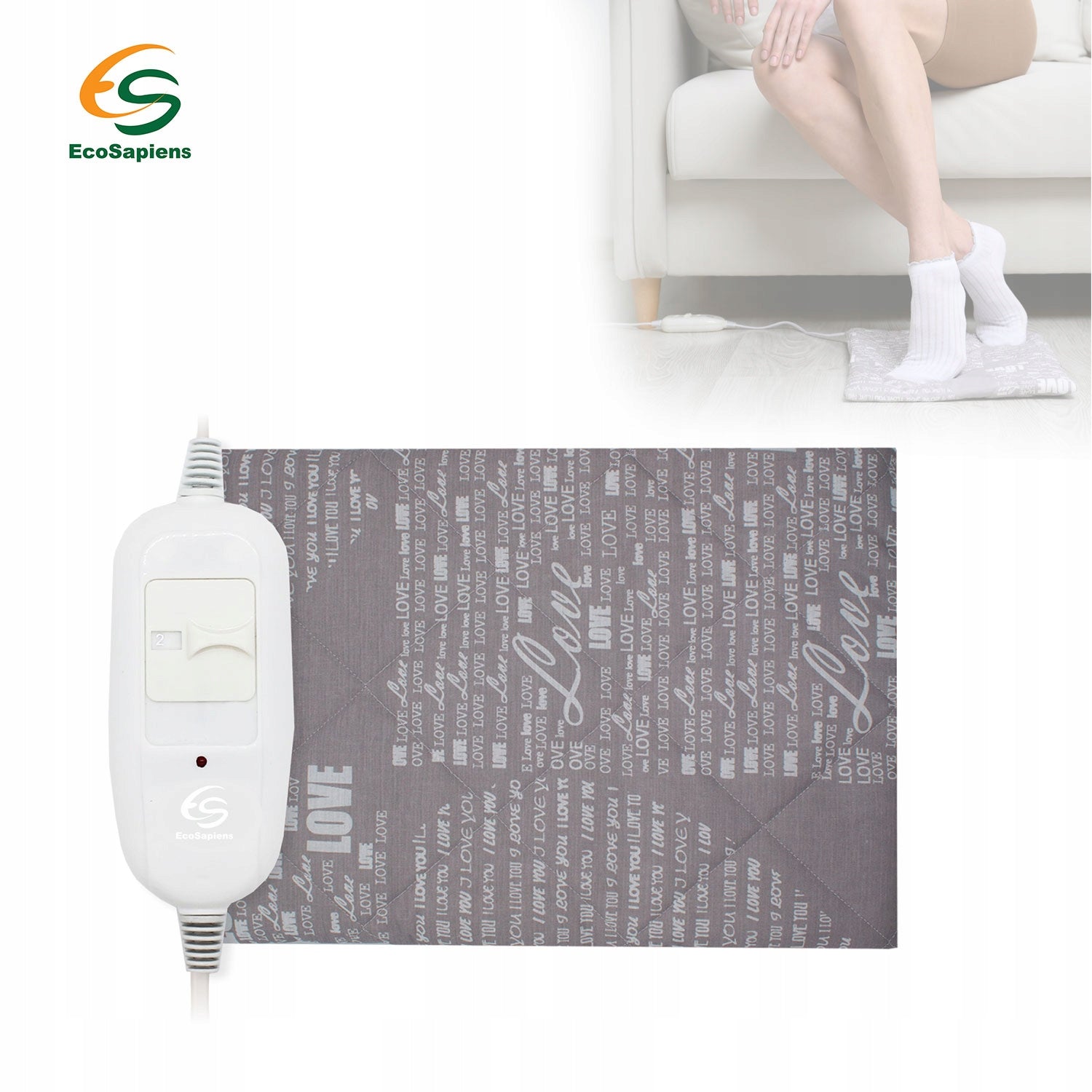 Heating Pillow Infrared EcoSapiens Ecogreyka 30x40 cm 35W