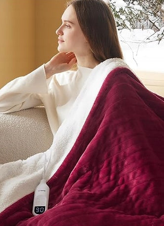 Heating blanket with automatic shut-off – thermal blanket 180 x 200 cm Medical device no