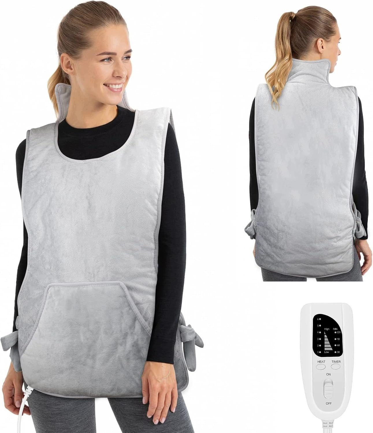 Heating cushion for back, shoulders 60 x 100 cm with automatic shut-off
