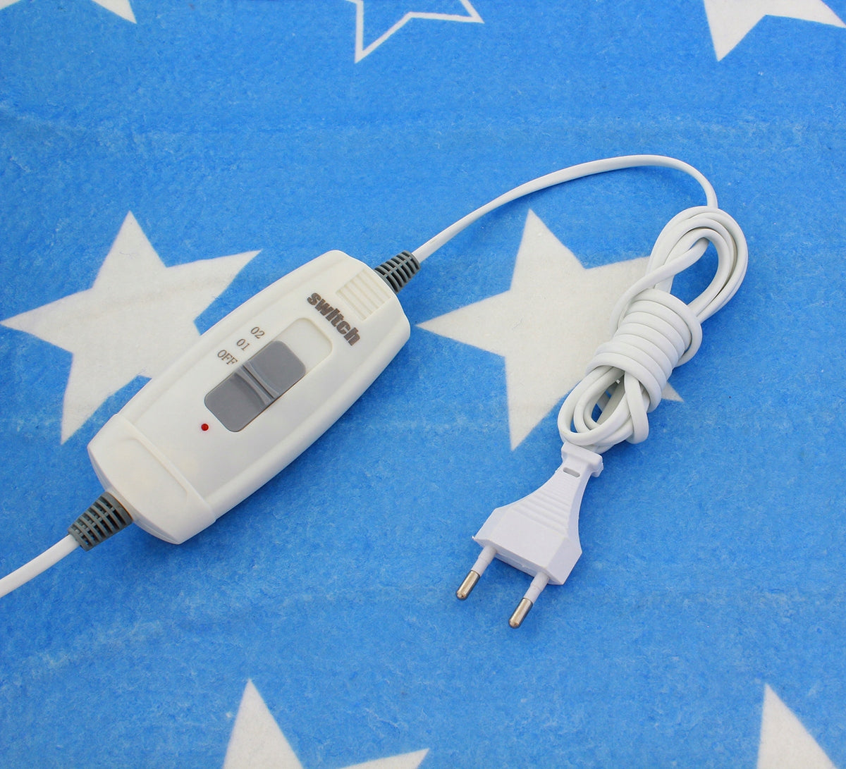 Heating mat blanket 150 x 70cm with remote control stars blue for cold days EAN (GTIN) 5907621829285