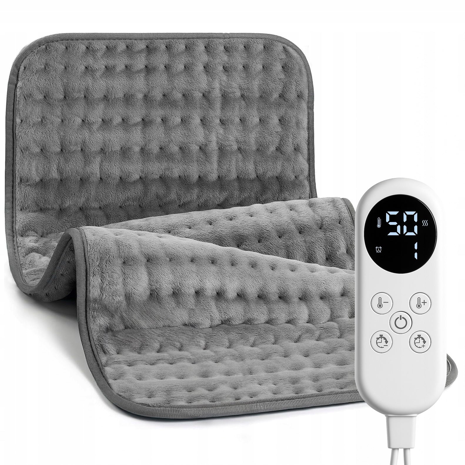 Heating mat, electric hot water bottle for back, muscles, joints 30 x 60 cm
