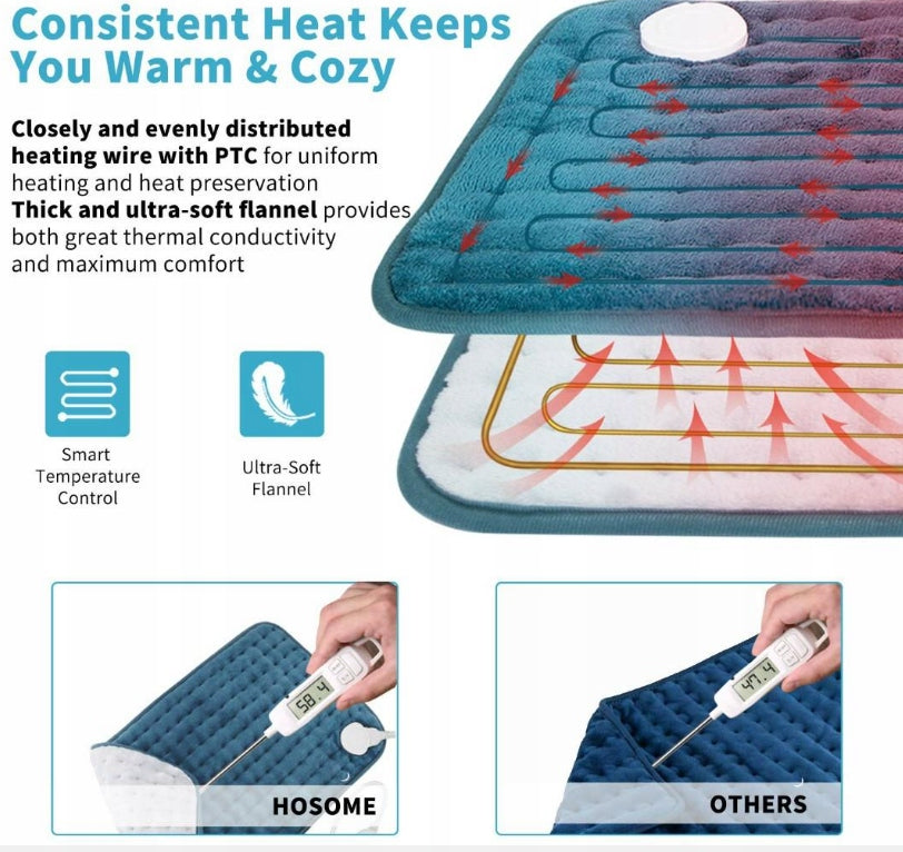 Heating pad 30x60cm HOSOME Medical device type accessories for a medical device or a product without an intended medical purpose