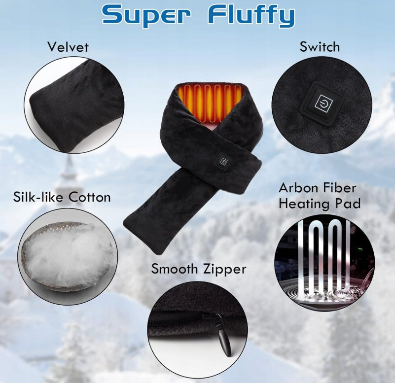 Heating pad for neck, rechargeable, heated with powerbank 5000 mAh Medical device no