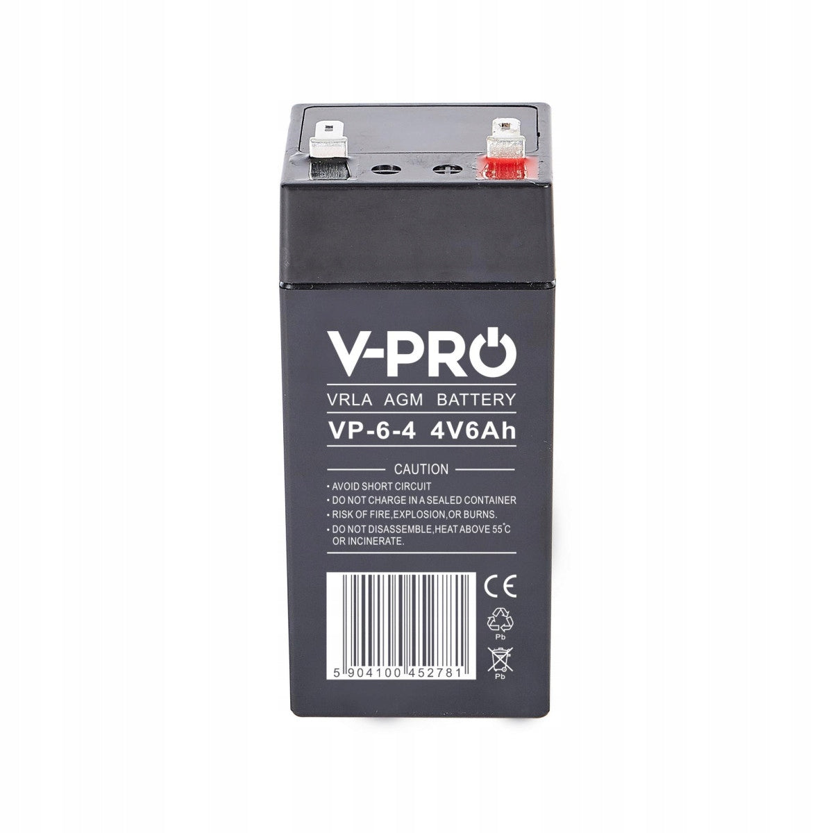 Heavy 510g Gel Battery VOLT VPRO 4V 6Ah for Cash Register Weight Toys Cars