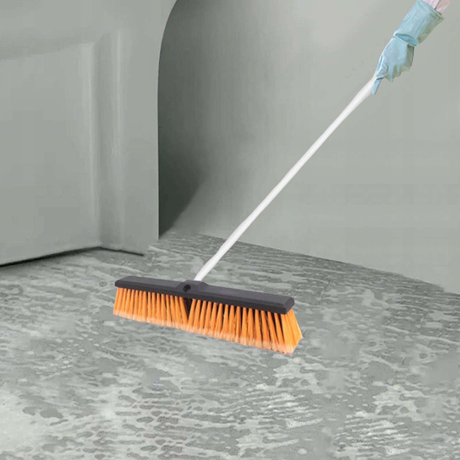 Heavy Duty Broom Ergonomic Lightweight Adjustable Cleaning Tool Garden