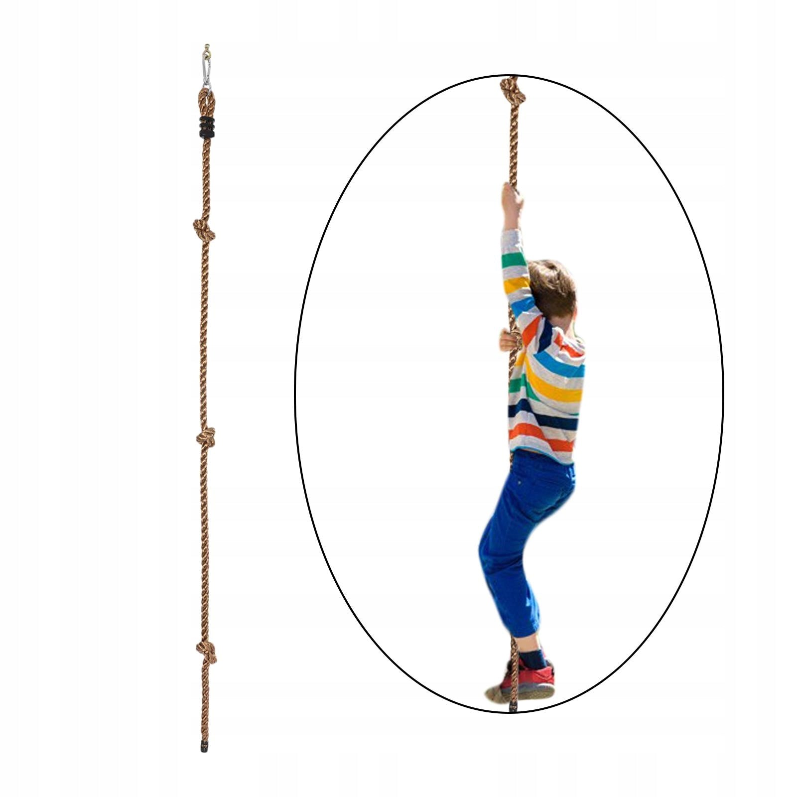Heavy Duty Climbing Rope Swing Early Training Toy 2M Kids Play Toy Tree Manufacturer code Does not apply