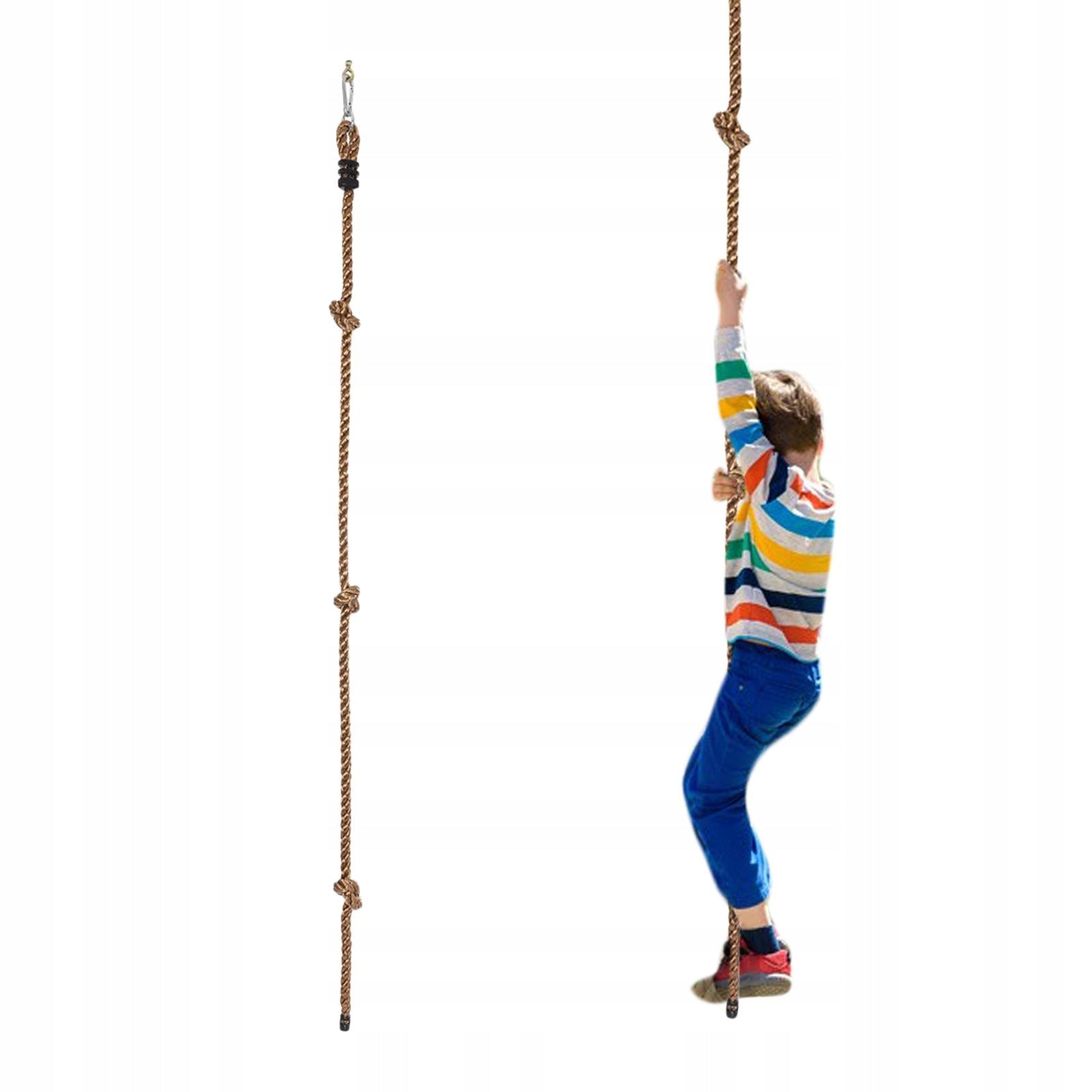 Heavy Duty Climbing Rope Swing Early Training Toy 2M Kids Play Toy Tree