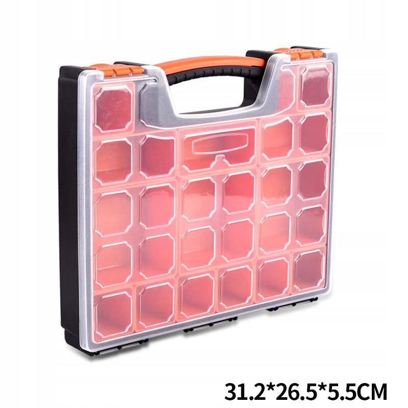 Heavy Duty Rolling Toolbox with Foldable Comfort Handle & 312x265x55mm Packaging status original