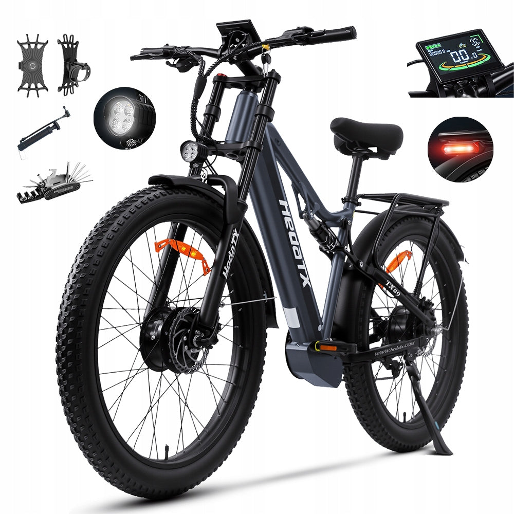 HedaTX TX29 Electric Vehicle 2engine 2000W 48V 19,2Ah 45km/h 60km 27,5" Packaging status original