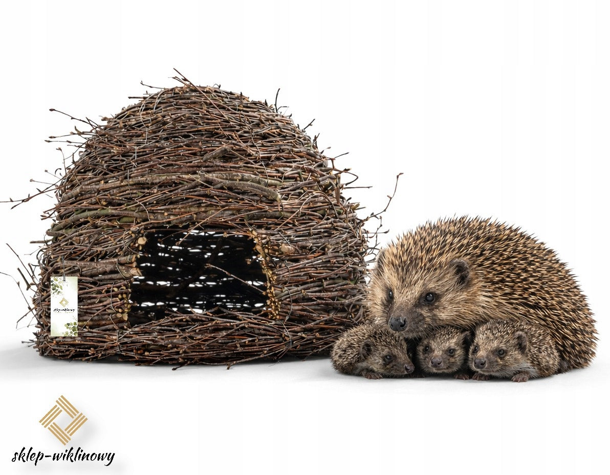 Hedgehog house, small wild animals for birch garden Shelter 40cm