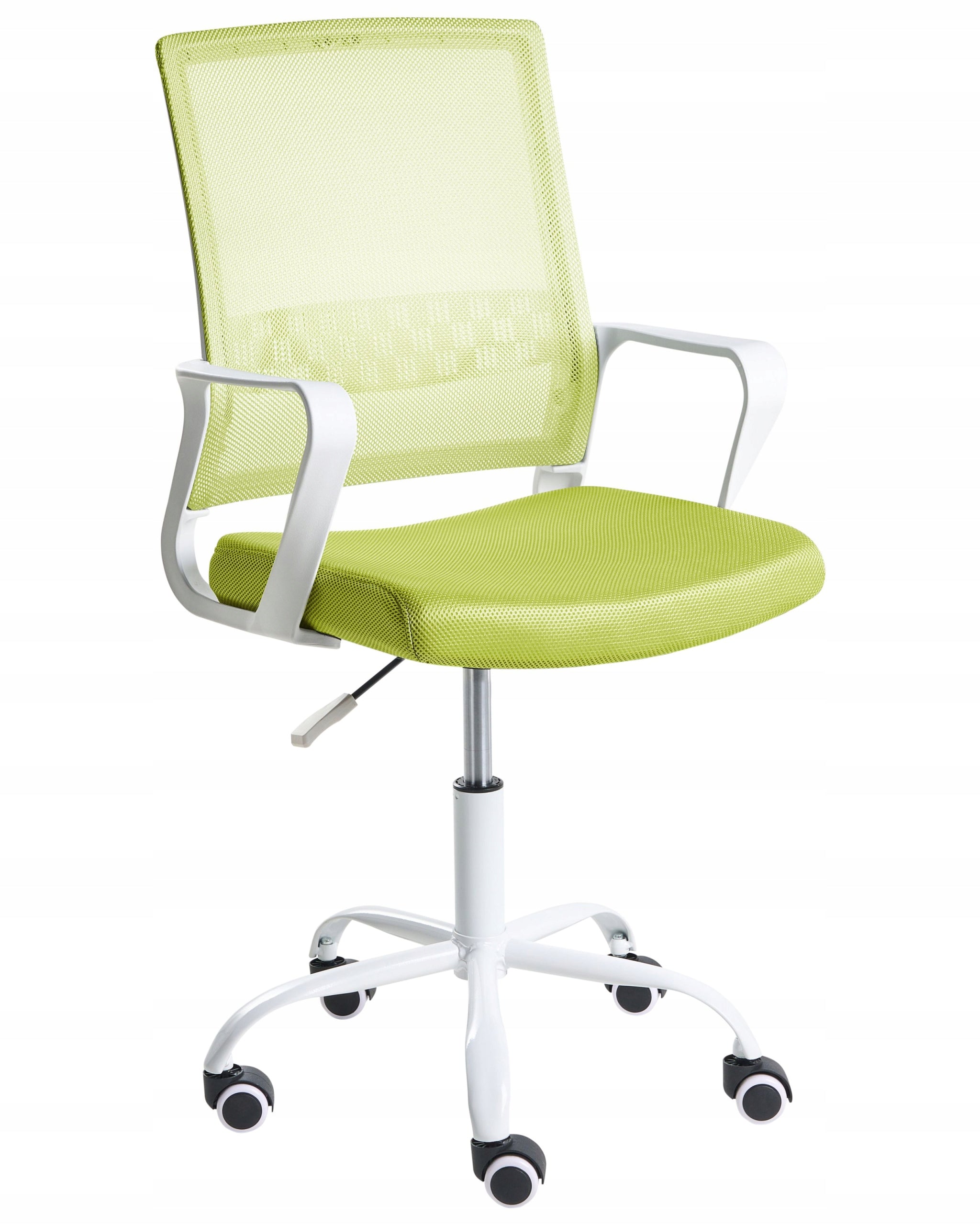 Height Adjustable Rotating Office Chair on Lime Wheels
