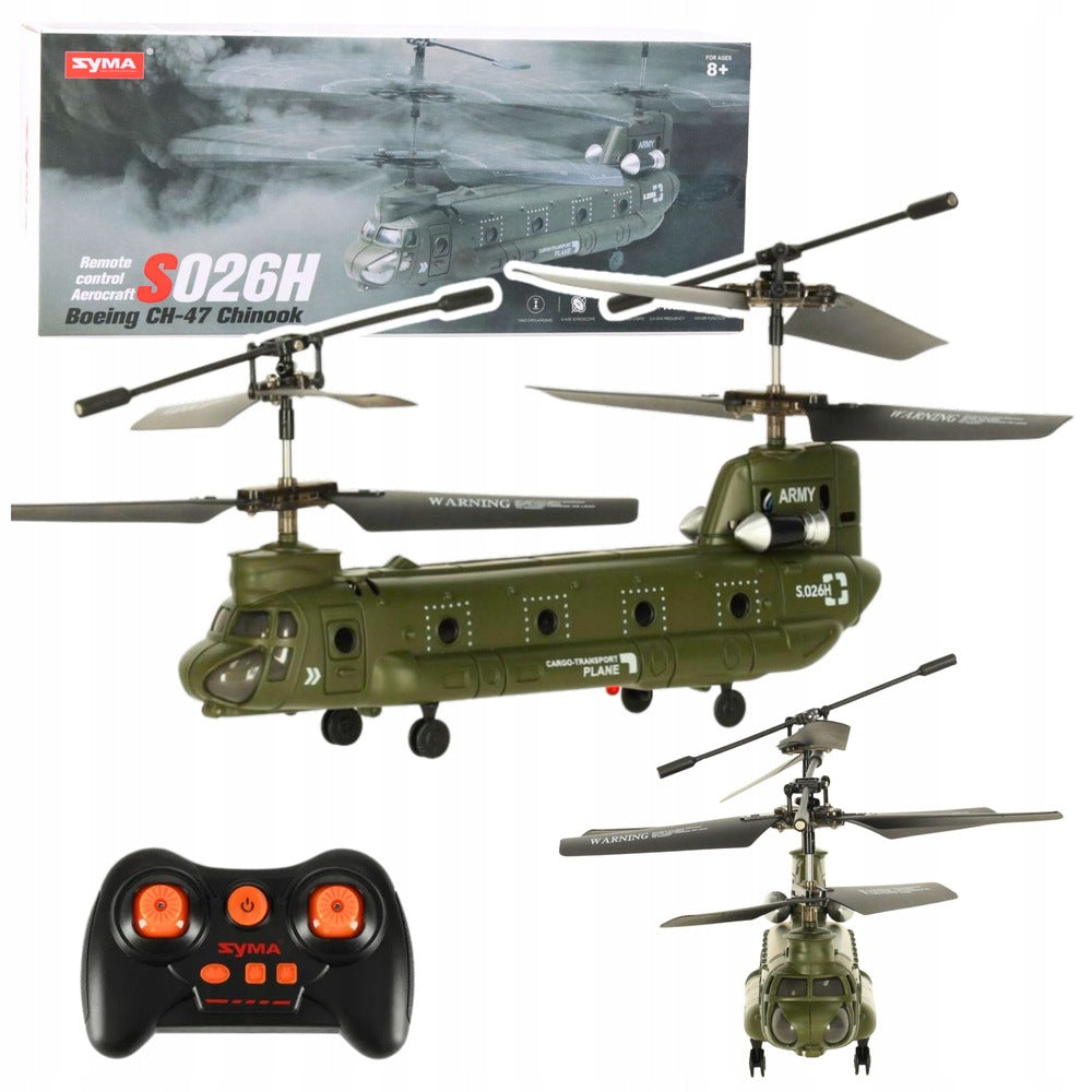 Helicopter Remote Controlled RC Syma S026H-1 Green Khaki