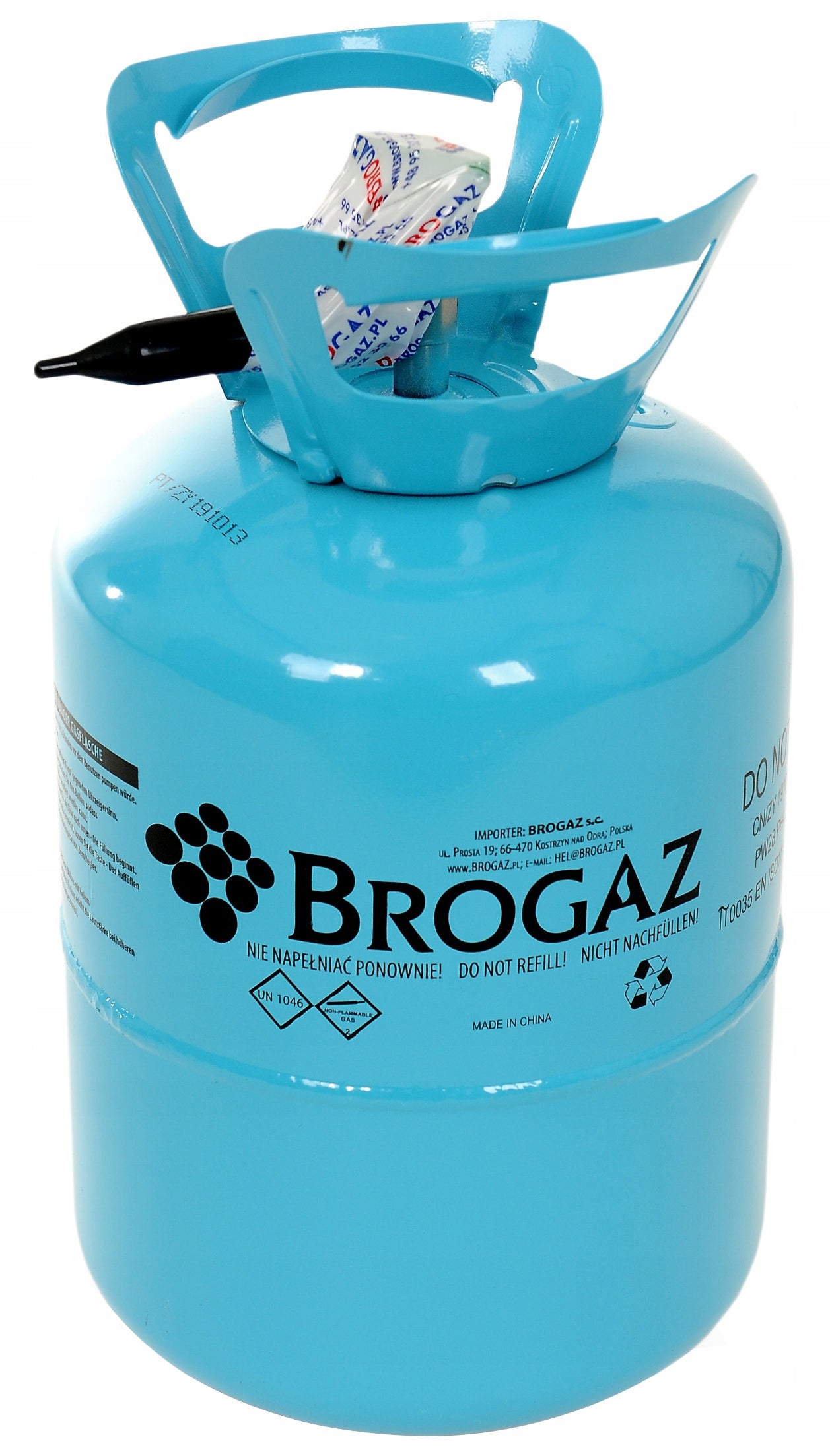 Helium Bottle for 50 Balloons Birthday Baptism Wedding HEL for Balloons