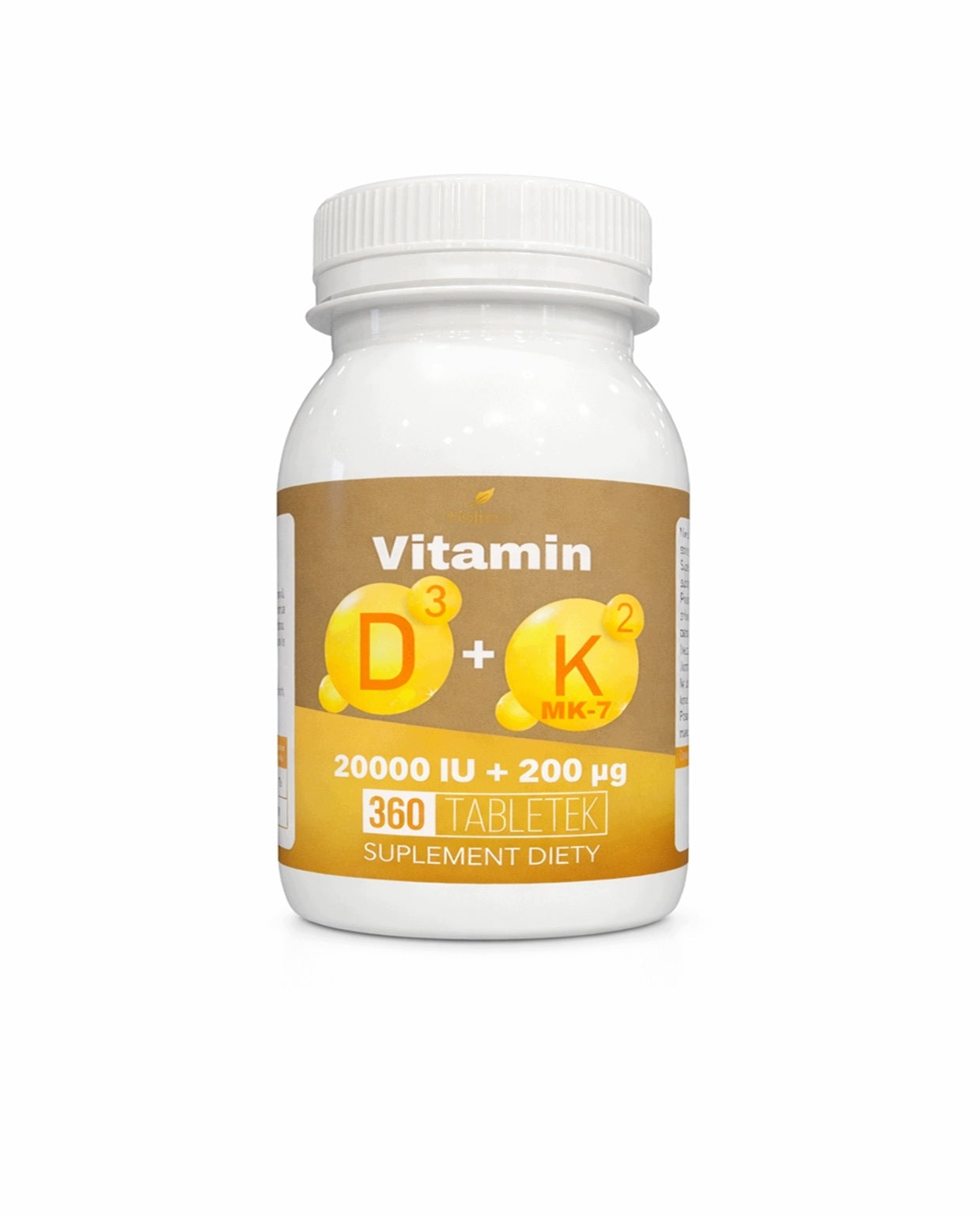 Helivra Vitamin D3 20000 K2 200 360 tabs Stress Feelings of bone muscles Packaging status original