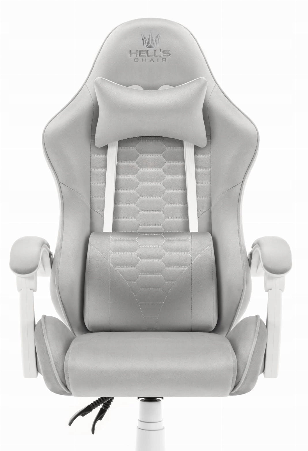 Hell's Chair HC- 1000 Grey White Fabric