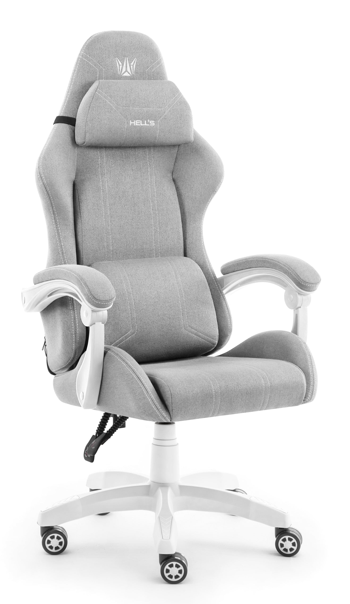 Hell's Chair HC- 1014 Grey- White Fabric Manufacturer code 5907196010385