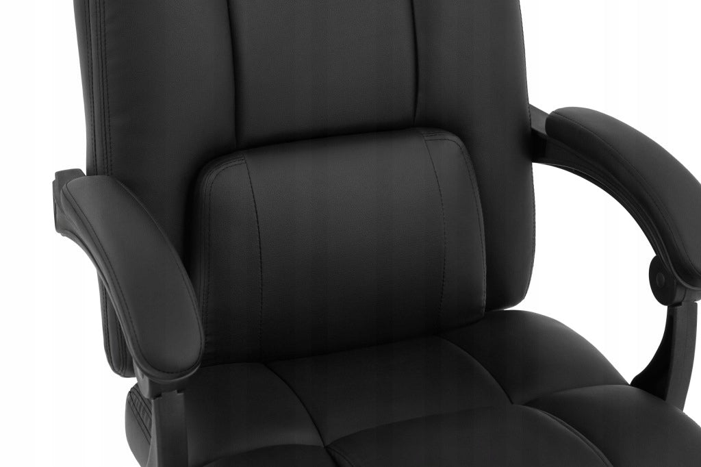 Hell's Chair HC- 1032 Black Swivel Office Chair with Footrest Furniture depth 67 cm