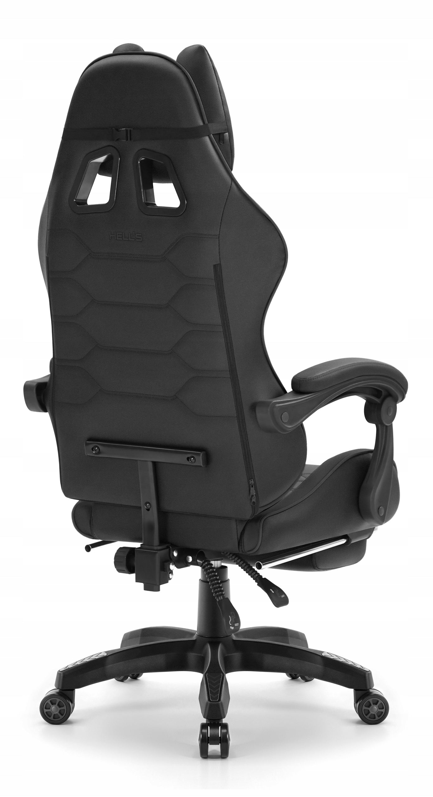 Hell's Chair HC- 1039 2.0 Black with Footrest Manufacturer code HC- 1039 2.0 Black