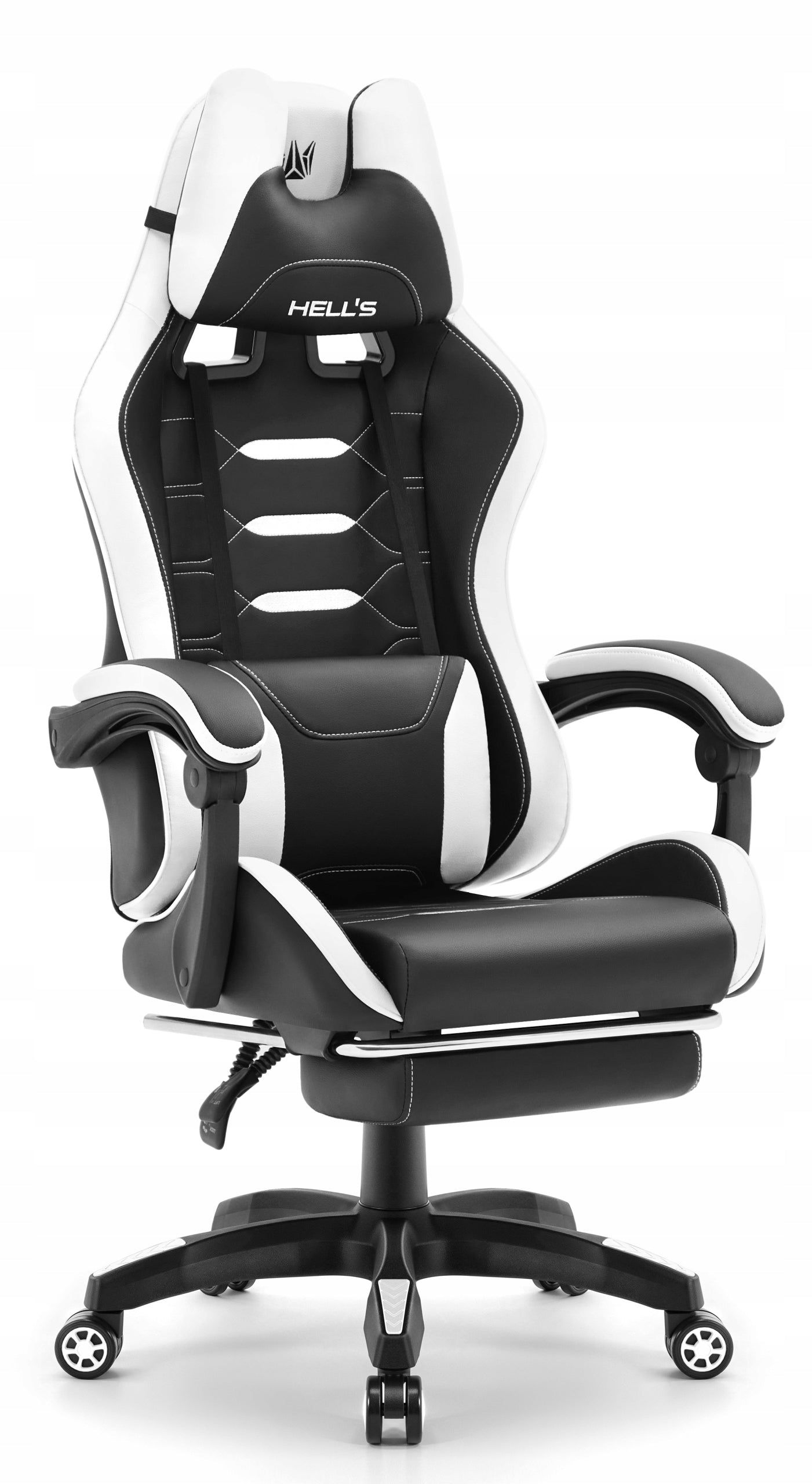 Hell's Chair HC- 1039 2.0 White with Footrest Manufacturer code 5904204981026