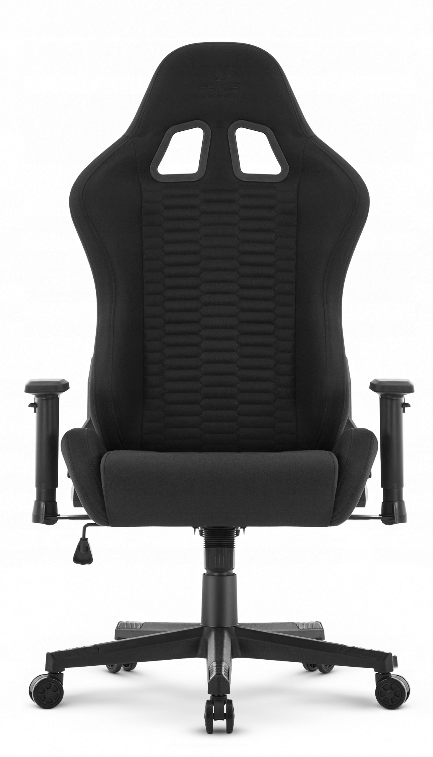 Hell's Chair HC-2000 Black Fabric Office Swivel Gaming Chair Furniture width 76 cm