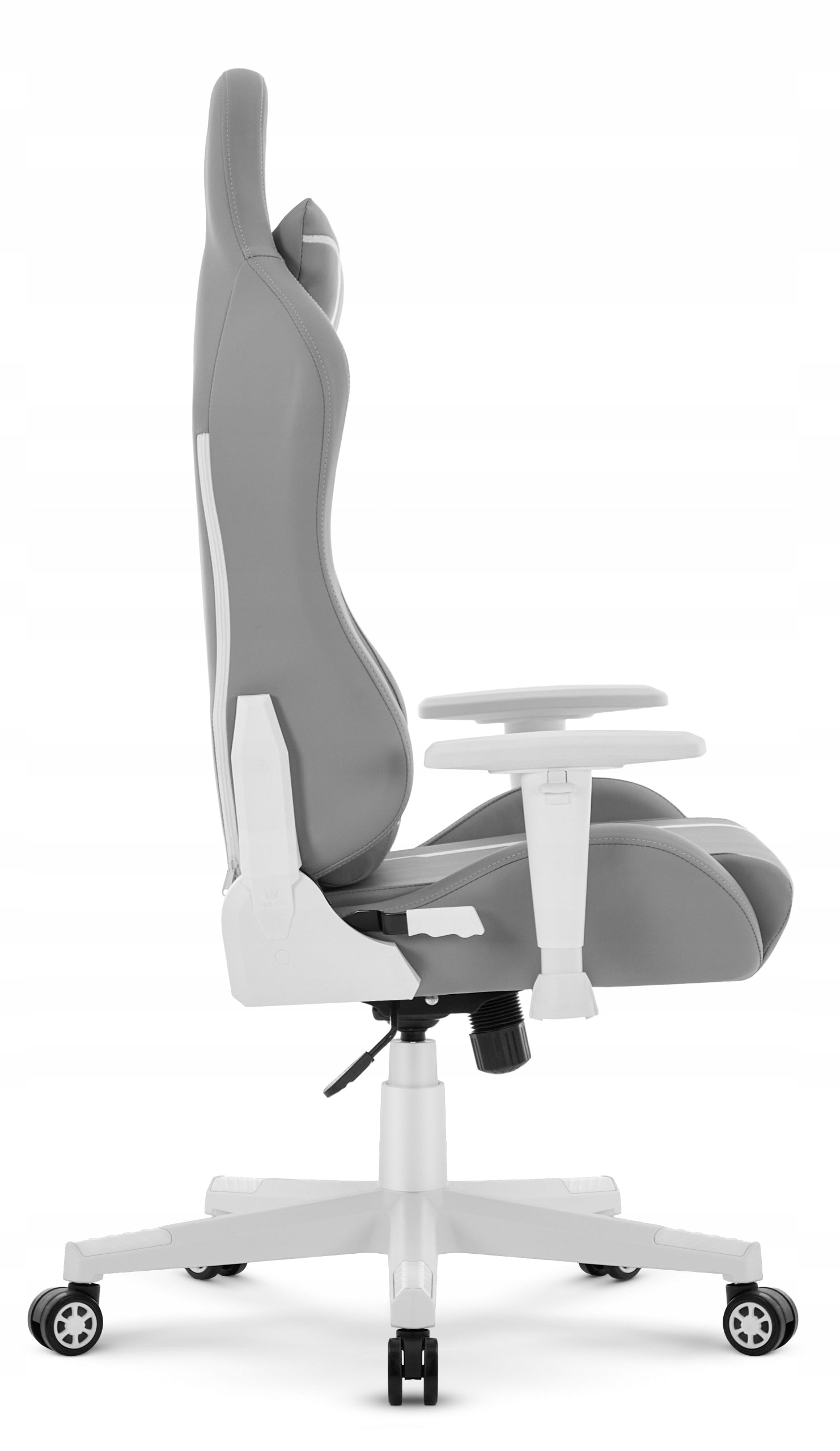 Hell's Chair HC- 2001 Grey- White Suede Office Chair Manufacturer code 5907196011733