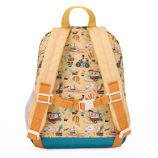Hello Hossy Philippines Backpack 2-5 Years Color shades of yellow and gold