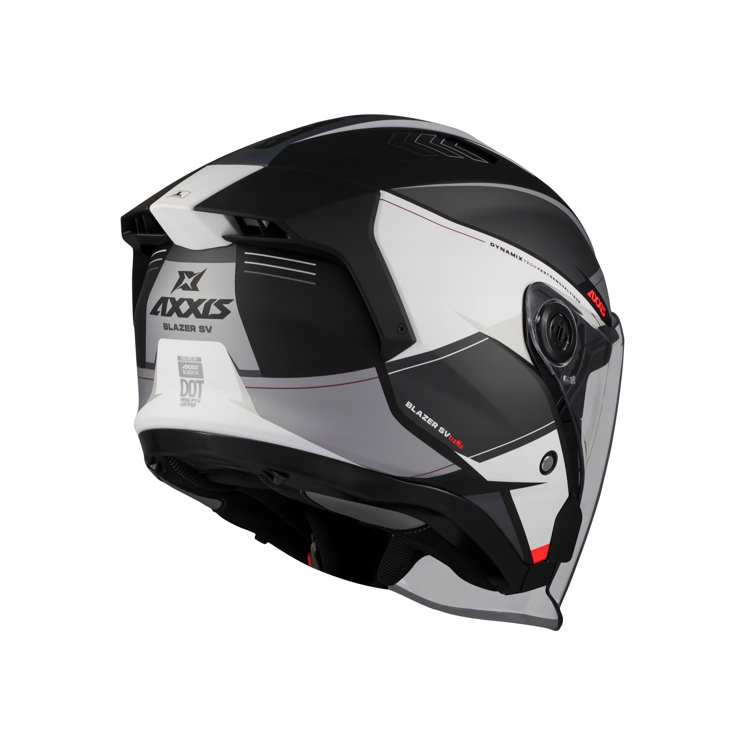 Helmet AXXIS OF516SV BLAZER SV TRAFFIC B0 charm/white/grey matt XL /blenda/ Manufacturer Axxis