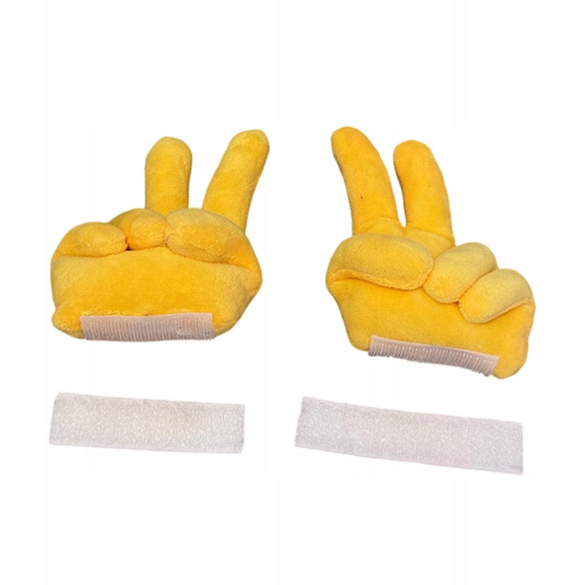 Helmet Accessories Cloth Finger Shape Ornament Adorable Removable for 2 Pcs Packaging status original