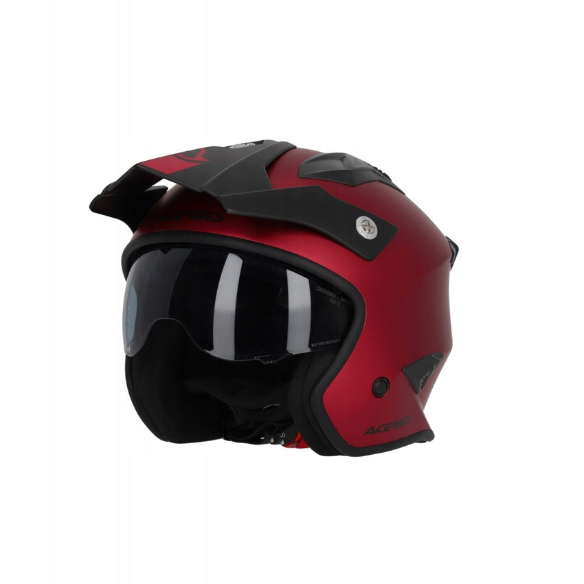 Helmet Acerbis Aria 2206 Metallic Color Scooter Trial orange Motorcycle
